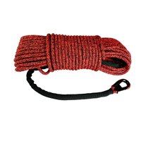 Carbon Offroad Dual Layer Braided Sheath High Mount Winch Rope Upgrade Kit 11Mm X 40M By CW-HW5033
