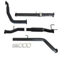 Carbon Offroad Ford Ranger Pj Pk 2.5L & 3.0L Auto 3" Turbo Back Exhaust With Hotdog Only FD238-HO