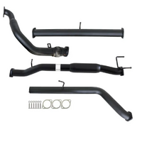 Carbon Offroad Ford Ranger Pj Pk 2.5L & 3.0L 07 - 11 Manual 3" Turbo Back Exhaust With Hotdog Only FD239-HO