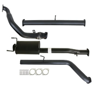 Carbon Offroad Ford Ranger Pj Pk 2.5L & 3.0L 07 - 11 Manual 3" Turbo Back Exhaust With Muffler No Cat FD239-MO