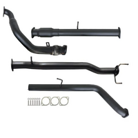 Carbon Offroad Ford Ranger Pj Pk 2.5L & 3.0L 07 - 11 Manual 3" Turbo Back Exhaust With Cat No Muffler FD239-PC