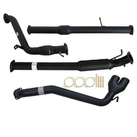 Carbon Offroad Ford Ranger Px 3.2L 9/2011 - 9/2016 3" Turbo Back Exhaust With Cat & Hotdog Side Exit Tailpipe FD240-HCS
