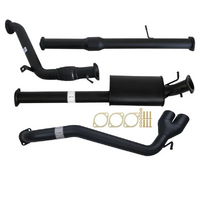 Carbon Offroad Ford Ranger Px 3.2L 9/2011 - 9/2016 3" Turbo Back Exhaust With Cat & Muffler Side Exit Tailpipe FD240-MCS