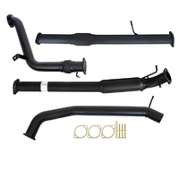 Carbon Offroad Ford Ranger Px 2.2L 9/2011 - 9/2016 3" Turbo Back Exhaust With Hotdog & Cat FD242-HC