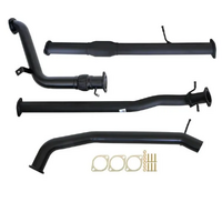 Carbon Offroad Ford Ranger Px 2.2L 9/2011 - 9/2016 3" Turbo Back Exhaust Cat No Muffler FD242-PC