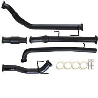 Carbon Offroad Fits Toyota Hilux Kun16/26 3L 1Kd-Ftv D4D 2005 - 9/2015 3" Turbo Back Exhaust With Cat & Pipe TY233-PC