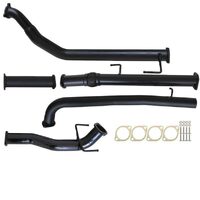 Carbon Offroad Fits Toyota Hilux Kun16/26 3L 1Kd-Ftv D4D 2005 - 9/2015 3" Turbo Back Exhaust With Pipe Only TY233-PO