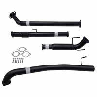 Carbon Offroad Fits Toyota Hilux Gun122/125R 2.4L 2Gd-Ftvtd 2017>3" #Dpf# Back Exhaust With Hotdog Only TY257-HO