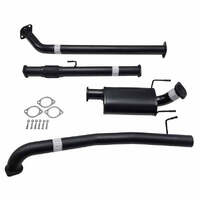 Carbon Offroad Fits Toyota Hilux Gun122/125R 2.4L 2Gd-Ftvtd 2017>3" #Dpf# Back Exhaust With Muffler Only TY257-MO