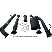 Carbon Offroad Fits Toyota Landcruiser 200 Series 4.5L 1Vd-Ftv 10/2015>3" # Dpf Back # Exhaust With Pipe Only + Spare Muffler Replacement Section TY26