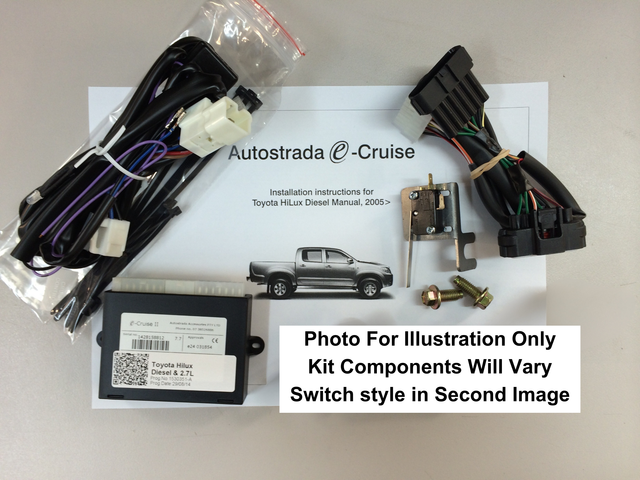 Autostrada Cruise Control Kit for Toyota Hilux 5L-E  Diesel DBW 02-05  EC-TY17LH
