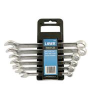LASER Tools Combination Spanner Set 6 Piece Imperial Sizes 5/16"-5/8" 0155