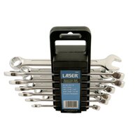 LASER TOOLS Combination Spanner Set 12 Piece Metric & Imperial 0541