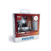 Philips X-treme Vision +100 H11 Globe 12V 55W (2Pk)
