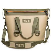 Yeti Hopper Two 40 Premium Soft Cooler Field Tan/Blaze Orange