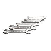 LASER TOOLS BA Spanner Set 6 Piece Double Open Ended 0-2mm 9-11mm 2680