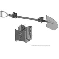 The Bush Company Shovel Mount Bracket Assemply for Alpha Tent  4RTASB