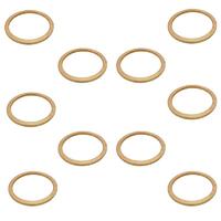 10x Copper Drain Plug Washer for Land Rover Discovery Defender Range Rover Series 1/2/2a/3 515599