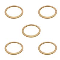 5x Copper Drain Plug Washer for Land Rover Discovery Defender Range Rover Series 1/2/2a/3 515599