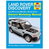 HAYNES Repair Manual 5562 for Land Rover Discovery Diesel (Aug 04 - Apr 09)