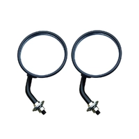 Round Wing Mirrors With Arms PAIR for Land Rover Series 2 2A 3 562912