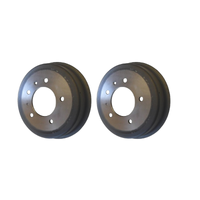 PAIR Cylinder Front Brake Drum for Land Rover Series 3 Stage 1 V8/6 11 inch 576974