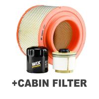 Diesel Dog Service Filter Kit + Cabin Filter for Toyota Hilux 1KDFTV 60003C