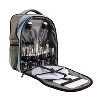 Avanti 4 Person Picnic Pack Blue/Charcoal 60347