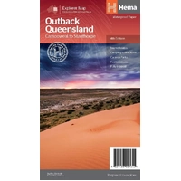 Hema Outback Queensland Map Camooweal to Stanthorpe 4th Edition