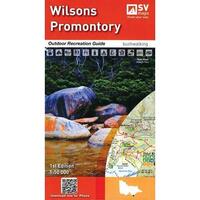 Spatial Vision Wilsons Promontory Map Outdoor Camping Recreation Guide Map