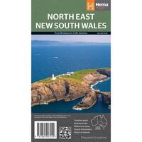 HEMA North East New South Wales Tourist Guide Colour Map