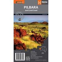 Hema Pilbara and Coral Coast Handy Map (8th Edition)