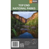 HEMA Top End National Parks Map: Litchfield, Katherine & Kakadu Guide Colour Map