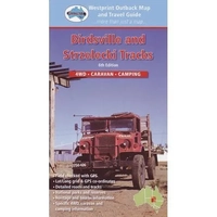 Westprint Birdsville & Strzelecki Tracks 4WD Caravan Camping Map Full Colour