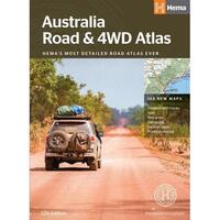HEMA Australia Road & 4WD Atlas 12th Edition 188 Maps 4WD Tracks Campsites