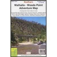 Rooftop Maps Walhalla - Woods Point Map Full Colour Double Sided