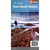 HEMA New South Wales State Map Detailed Information Guide Colour Map