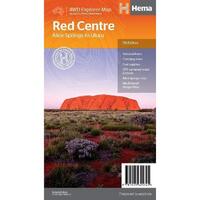HEMA The Red Centre Map Alice Springs to Uluru Camping & Tracks Guide Colour Map