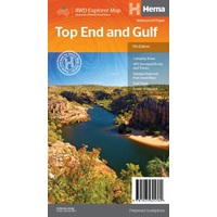 Hema Top End and Gulf Regional Waterproof Map 7th Edition