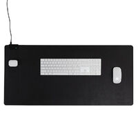 KeySmart TaskPad Wireless Charging Desk Pad | Black AKS923BLK