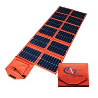Baintech Foldable Solar Blanket 180 Watt Orange With Pwm BTBLANKET180
