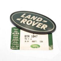 Genuine for Land Rover Rear Badge Gold on Green Range Rover P38 BTR1047