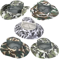 Hat Wide Brim Camo 4 Asst With Clips Neck Cord 37Cm Ac Cc0014 Wildtrak CA0049