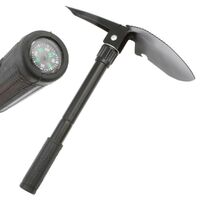 Multi Purpose Camp Tool With Shovel Pick & Compass 30X10cm Wildtrak CA0131