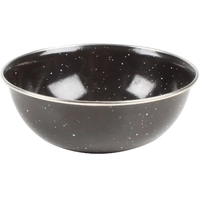 Enamel Bowl 15X5cm Black Speckle Wildtrak CA1029