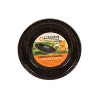 Enamel Dinner Plate 24Cm Black Speckle Wildtrak CA1030