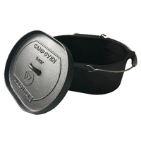 Camp Oven Oval 9.5Qt 41X36.5X29.5Cm Wildtrak CA1095