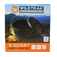 Camp Oven 9Qt Set 4Pc Wildtrak CA1098