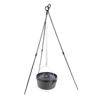 Camp Oven Tripod 90Cm Steel Wildtrak CA1099