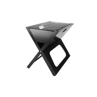 Ironside Folding Bbq Firepit With Carry Bag 495X400X300mm Wildtrak CA1117